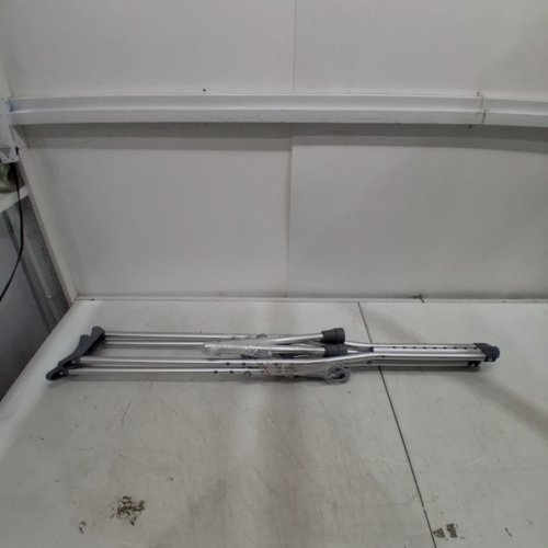 2PK ADULT BIOS ADJUSTABLE CRUTCHES - 5FT- SILVER (MODEL: 56036) image 2