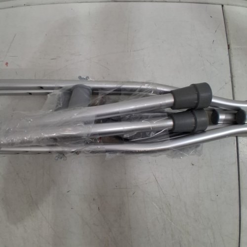 2PK ADULT BIOS ADJUSTABLE CRUTCHES - 5FT- SILVER (MODEL: 56036) image 3