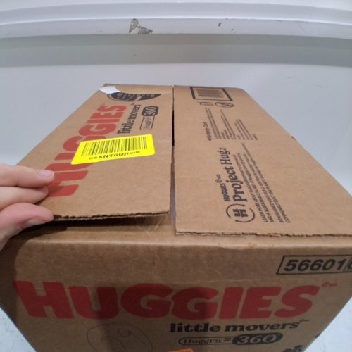 144PK HUGGIES LITTLE MOVERS DIAPERS - SIZE 4 - WHITE image 3