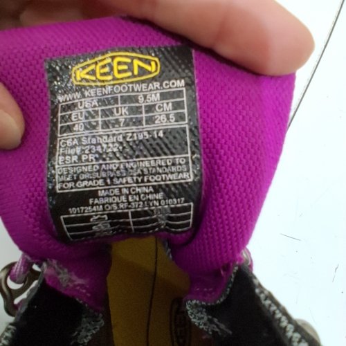 WOMEN'S KEEN ALUMINUM TOE WATERPROOF WORK BOOTS - 9.5 - CANBY (STYLE: 1017254) image 3