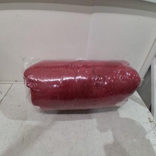 CUSHIONED LOUNGE EGG CHAIR CUSHION SEAT- RED image 4