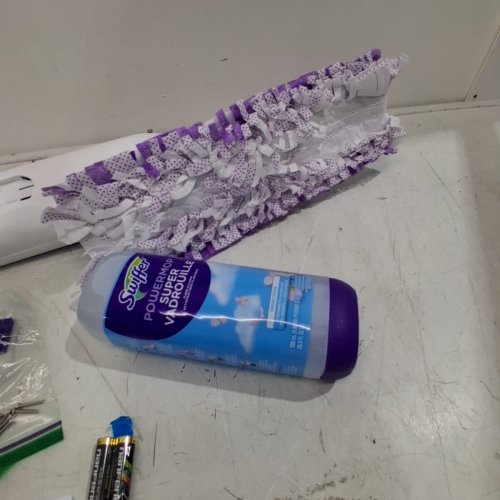 SWIFFER POWERMOP SUPER MULTI-SURFACE MOP & MOP PAD - PURPLE/WHITE image 3