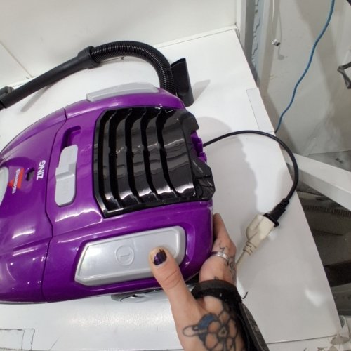 BISSELL ZING BAGGED CANISTER VACUUM - PURPLE (MODEL: 2154A) image 2