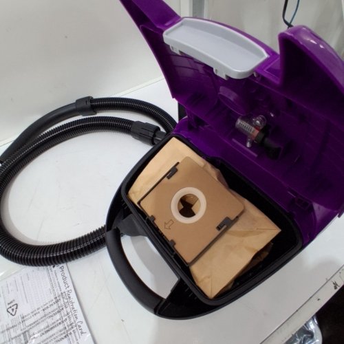 BISSELL ZING BAGGED CANISTER VACUUM - PURPLE (MODEL: 2154A) image 5