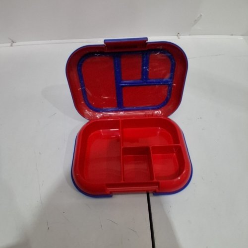 KIDS BENTGO LUNCHBOXES WITH DIVIDERS AND ICE PACKS - RED/WHITE (MODEL: 1997883) image 3