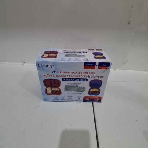 KIDS BENTGO LUNCHBOXES WITH DIVIDERS AND ICE PACKS - RED/WHITE (MODEL: 1997883) image 4