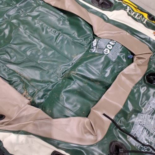 INTEX SEAHAWK 4-PERSON INFLATABLE BOAT SET WITH AIR PUMP - GREEN (MODEL: 68351NP) image 3