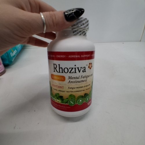 ( 120 CAPS) RHOZIVA DIETARY SUPPLEMENT- FOR MENTAL FATIGUE & ANXIOUSNESS image 3