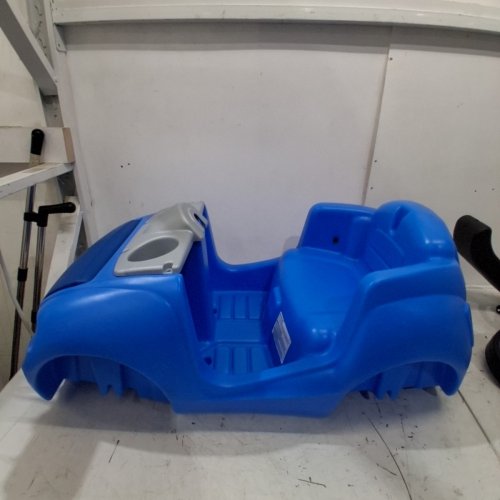 STEP2 WHISPER RIDE BUGGY II PUSH RIDE CAR FOR KIDS - BLUE image 2