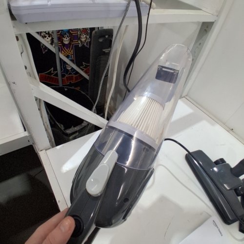 AMAZON BASICS 2-IN-1 CORDED STICK VACUUM CLEANER - BLACK - (MODEL: VSC02A861NA) image 2