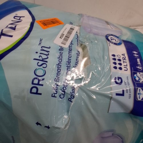 ~40PK UNISEX ADULTS TENA PROSKIN ULTRA ABSORBENT BRIEFS WITH TABS - LARGE image 3