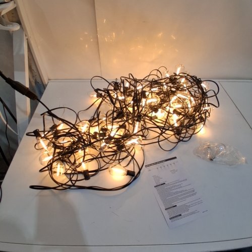 LAMYAR LED OUTDOOR STRING LIGHTS - 150FT - BLACK image 2