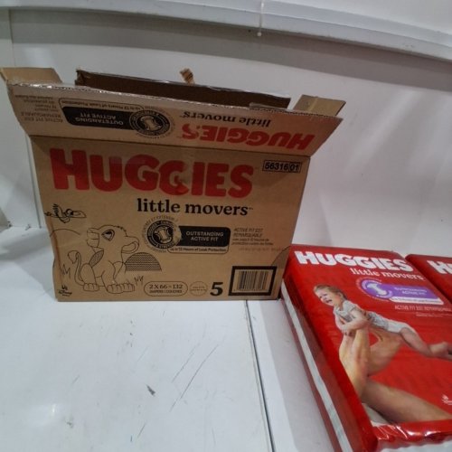 132PK HUGGIES® LITTLE MOVERS DIAPERS - SIZE 5 - LION KING image 2