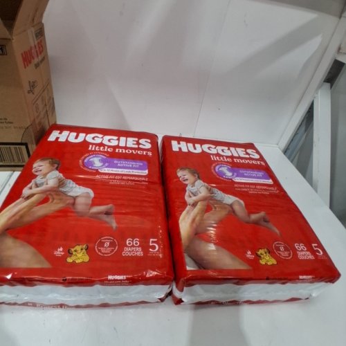 132PK HUGGIES® LITTLE MOVERS DIAPERS - SIZE 5 - LION KING image 3