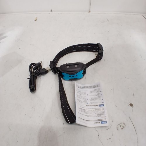 DOGROOK NO SHOCK HUMANE BARK COLLAR SWITCHABLE COLOURS BLACK/BLUE image 2
