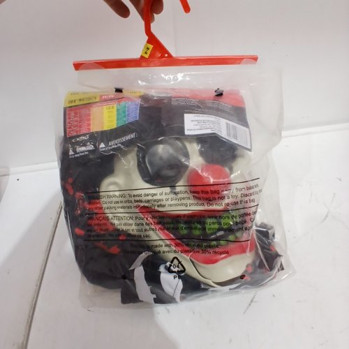 3PC MEN'S CREEPY KILLER CLOWN SHIRT AND PANT SET - LARGE - BLACK WHITE RED image 4