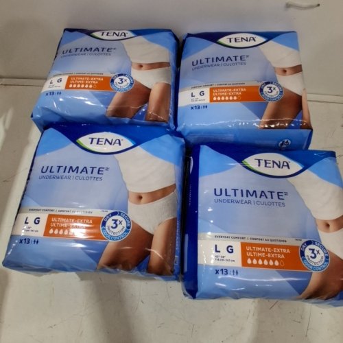 52PK TENA ULTIMATE PROTECTIVE INCONTINENCE UNDERWEAR WITH ULTIMATE ABSORBENCY - LARGE image 2