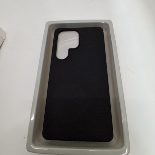 HEYDAY SILICONE PHONE CASE FOR SAMSUNG GALAXY 25 ULTRA - COMPATIBLE WITH MAGNETIC ACCESSORIES - BLACK image 3