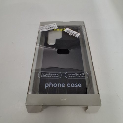 HEYDAY SILICONE PHONE CASE FOR SAMSUNG GALAXY 25 ULTRA - COMPATIBLE WITH MAGNETIC ACCESSORIES - BLACK image 4