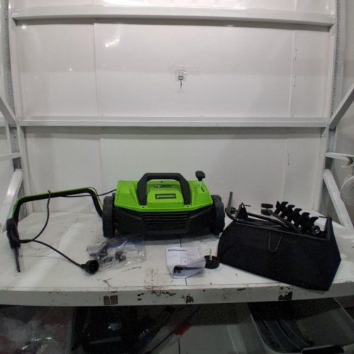 GREENWORKS CORDED DETHATCHER - 120V - 13AMP - 14" - GREEN/BLACK (MODEL: DHA103) image 3
