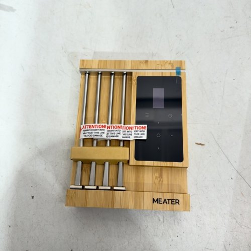 MEATER PRO XL WIRELESS SMART MEAT THERMOMETER WITH 4 MULTI-SENSOR PROBES - BLUETOOTH & WIFI - 550 °C HEAT RESISTANCE - STAINLESS STEEL/BAMBOO (MODEL: MT-MX201) image 4