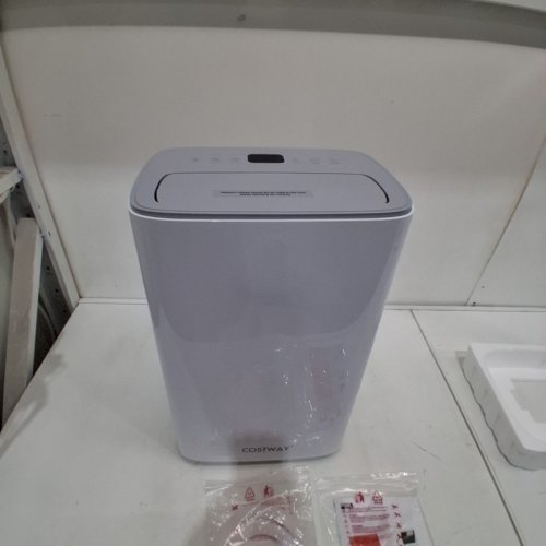 COSTWAY DEHUMIDIFIER WITH AUTO DRAIN OR MANUAL DRAINAGE FOR HOME BASEMENT, UPTO 4500 SQ.FT. - 52 PINT CAPACITY - WHITE (MODEL: ES10328US-WH) image 2