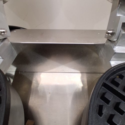 VEVOR COMMERCIAL DUAL HEAD ROUND WAFFLE BAKER MACHINE - 2460W - SILVER (MODEL:HT-2) image 5