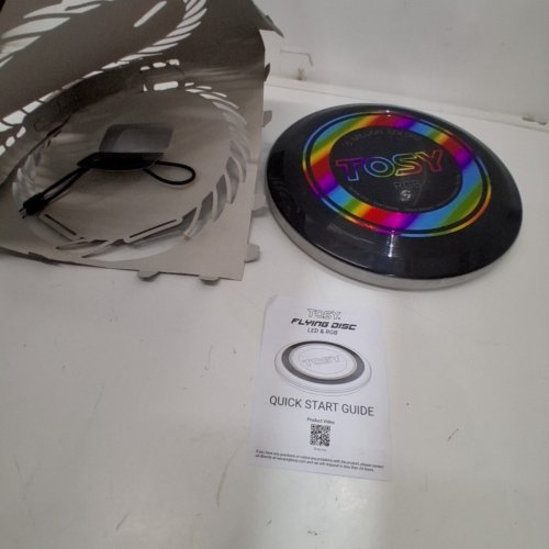 TOSY RGB FLYING DISC - 11" - BLACK/RGB image 3