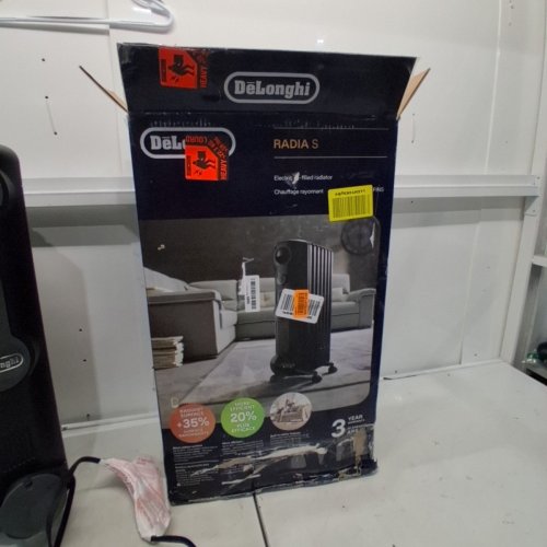 DELONGHI RADIA S FULL ROOM OIL FILLED RADIATOR - 1500W - 120V - BLACK (MODEL:TRRS0715BKCA) image 5