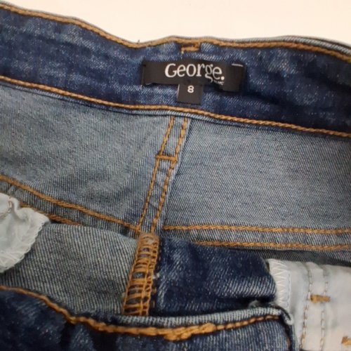 WOMEN'S GEORGE STRETCH SKINNY FIT JEANS - SIZE 8 - MEDIUM WASH image 2
