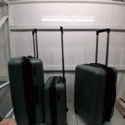 3PC ROOTS COUNTRYSIDE HARDSIDE LUGGAGE SET WITH TSA LOCK- 21", 27", 31" - GREEN (MODEL: 1872940) image 5