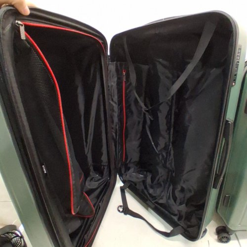 3PC ROOTS COUNTRYSIDE HARDSIDE LUGGAGE SET WITH TSA LOCK- 21", 27", 31" - GREEN (MODEL: 1872940) image 6