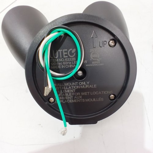 LUTEO UTILITECH LED 2-HEAD MOTION-ACTIVATED FLOOD LIGHT WITH TIMER - 5000K - BLACK (MODEL: 6222B) image 4