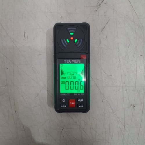 TESMEN EMF METER HOUND-200 - 3-IN-1 PORTABLE ELECTROMAGNETIC FIELD RADIATION DETECTOR FOR EF, RF, MF, WIFI SIGNAL - GREEN (MODEL: HOUND-200) image 2