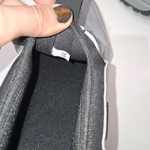 MEN'S SLIP-ON HIKING SNEAKERS - 10 - GRAY AND BLACK image 3
