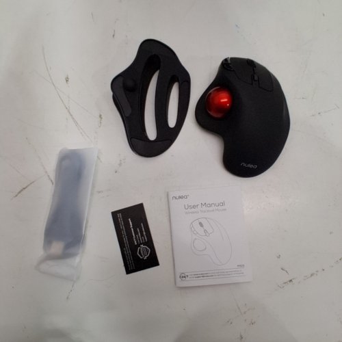 NULEA WIRELESS TRACKBALL MOUSE - BLACK/RED - (MODEL: M501) image 3