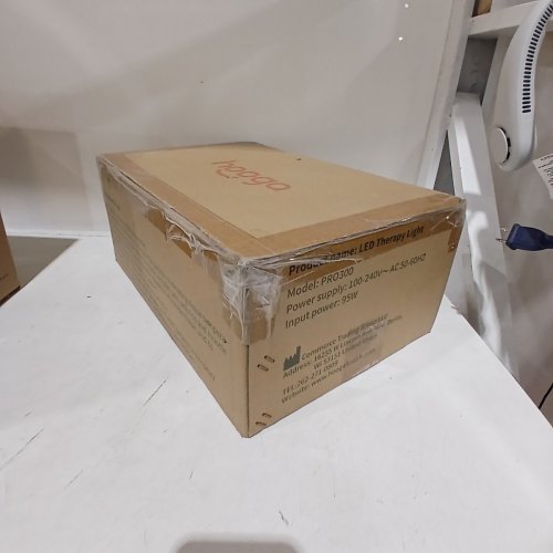 HOOGA CLINICAL GRADE RED LIGHT THERAPY LAMP WITH ADJUSTABLE STAND - 660NM RED - 850NM NEAR INFRARED - 60 LEDS (MODEL: HGPRO300) image 2