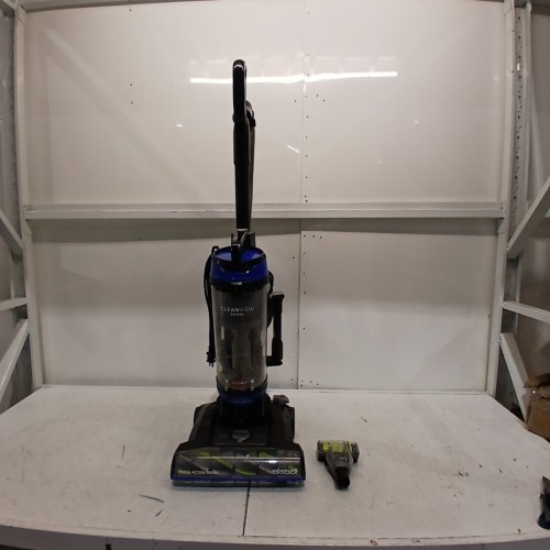 BISSELL CLEANVIEW SWIVEL VACUUM WITH TRIPLE ACTION BRUSH ROLL - BLACK/BLUE (MODEL: 3832C) image 4