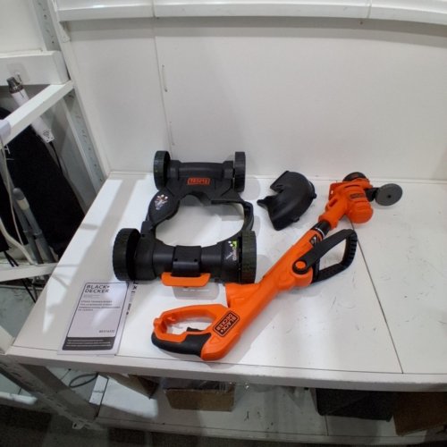BLACK + DECKER 3-IN-1 COMPACT ELECTRIC TRIMMER MOWER - 12" - ORANGE (MODEL: BESTA512CM) image 3