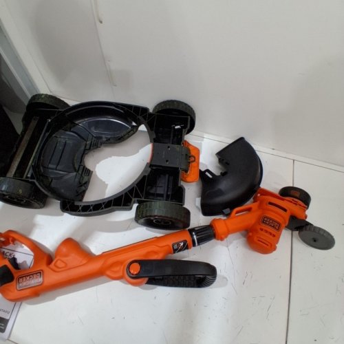 BLACK + DECKER 3-IN-1 COMPACT ELECTRIC TRIMMER MOWER - 12" - ORANGE (MODEL: BESTA512CM) image 4