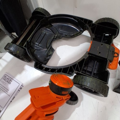 BLACK + DECKER 3-IN-1 COMPACT ELECTRIC TRIMMER MOWER - 12" - ORANGE (MODEL: BESTA512CM) image 5