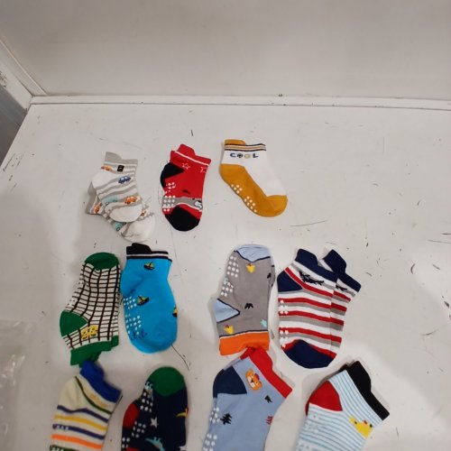 11PR BOYS COMFORTABLE CARTOON SOCKS - AGES 3-5 - MULTICOLOR image 3