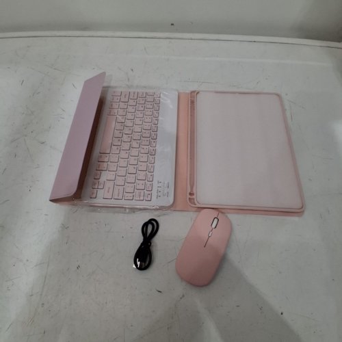KEYBOARD CASE AND MOUSE FOR IPAD 6TH 5TH GENERATION - 9.7" - PINK (MODEL: SK-9709C) image 4