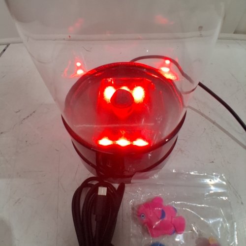 SENCU SENSORY BUBBLE FISH LAMP WITH REMOTE CONTROL - 11.35" H - BLACK image 2