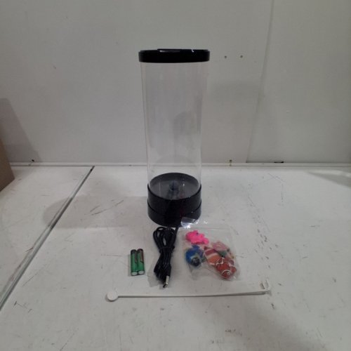 SENCU SENSORY BUBBLE FISH LAMP WITH REMOTE CONTROL - 11.35" H - BLACK image 3