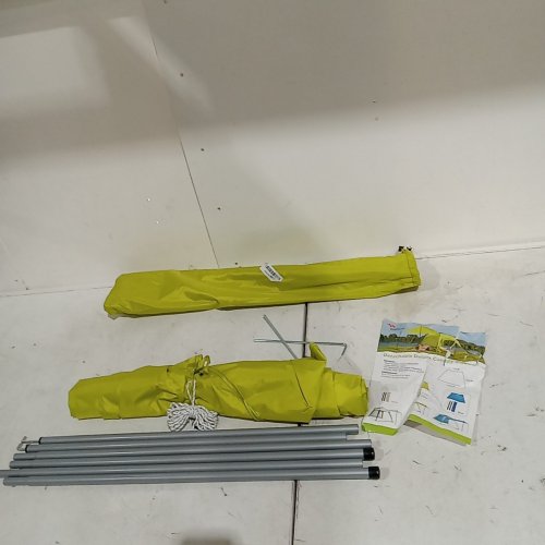 MOBIHOME DETACHABLE DELUXE CANOPY SIDEWALL - 8FT X 4.5FT X 6.5FT - LIME GREEN image 2