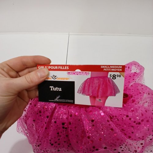 GIRL'S WAY TO CELEBRATE! SEQUIN TUTU - SMALL/MEDIUM - PINK image 4