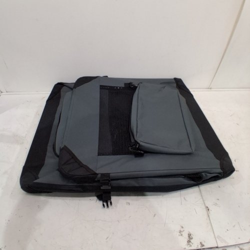 ELITEFIELD 3-DOOR FOLDING SOFT DOG CRATE - 30" X 21" X 24" - GREY/BLACK (MODEL: SDC-3030G) image 5