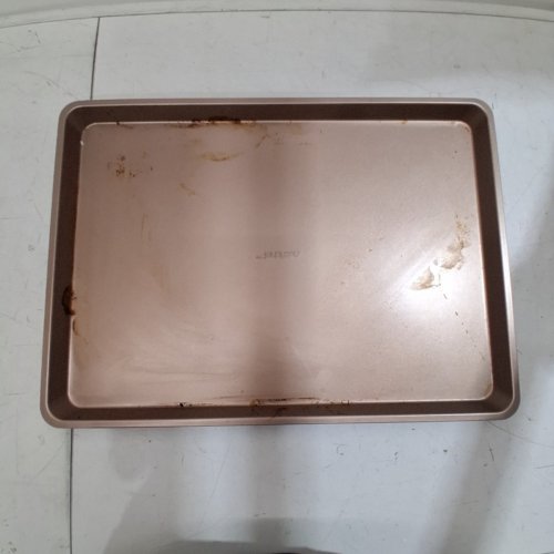 NUTRICHEF NONSTICK CARBON STEEL BAKING TRAY-EXTRA LARGE 21.9" X15."X 1" - GOLD -(MODEL:NCLG1GD) image 3