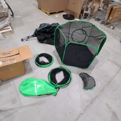 PAWTENDA 5-IN-1 OUTDOOR CAT ENCLOSURES FOR INDOOR CAT - BLACK/GREEN image 2